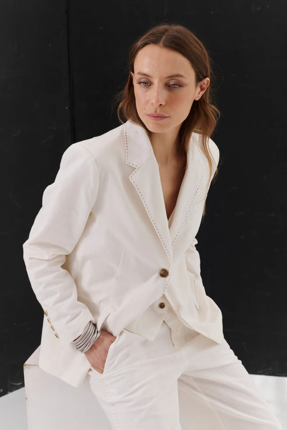 BLAZER LINO PIA blanco 3