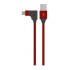 Cable De Datos Usb 2 En 1 iPhone Lightning Marvo Celular Color Variante Rojo