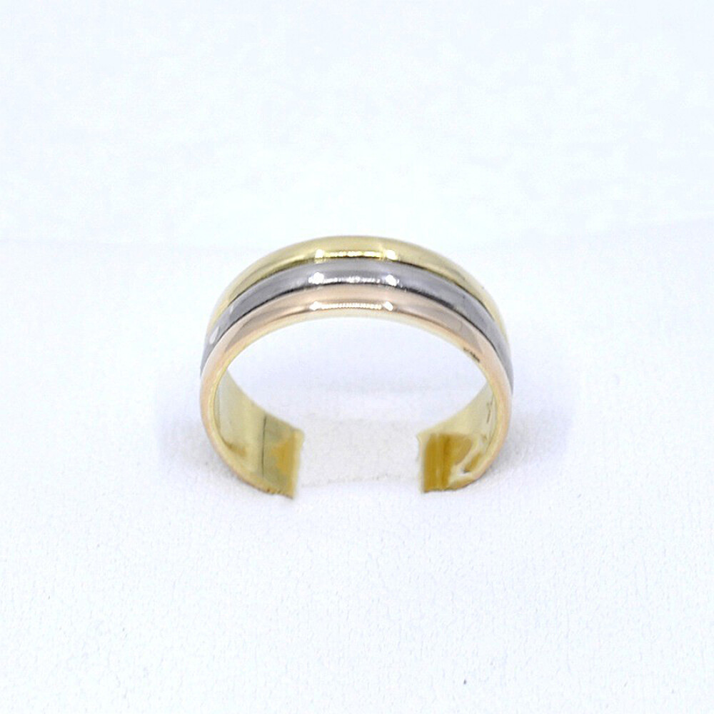 Anillo En Oro 18K De 3 Colores Anillo En Oro 18K De 3 Colores