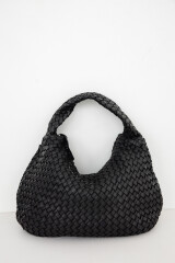 Hobo Leather Bag Negro