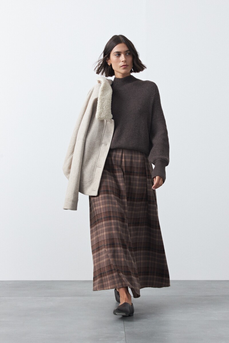 FALDA CHARLINE Marron