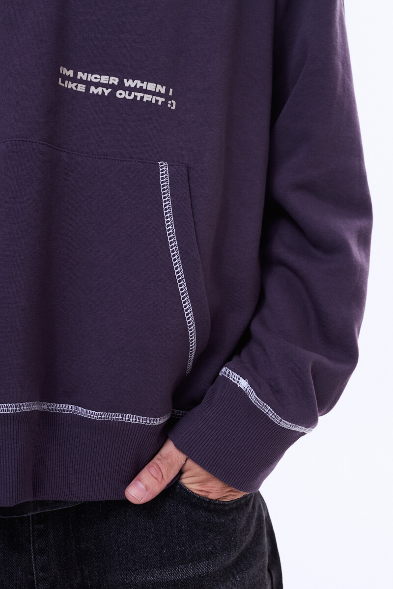 Buzo de felpa Sevilla Violeta