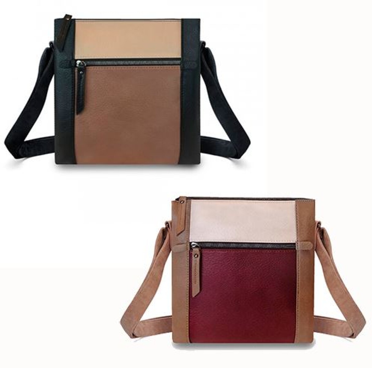 CARTERA LINCOLNS -TRIANA -Combinada c/ Bolsillos Frente-1078 - Sin color 
