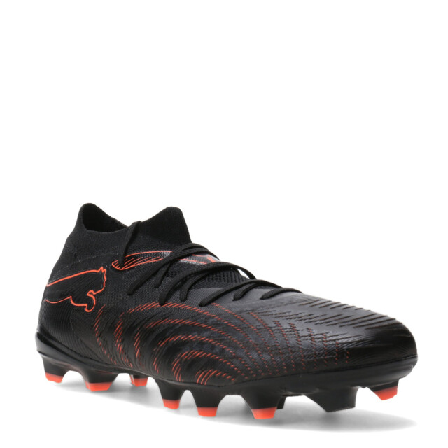 Championes de Hombre Puma Futbol 11 Future 9 Match Fg/Ag Negro - Rojo