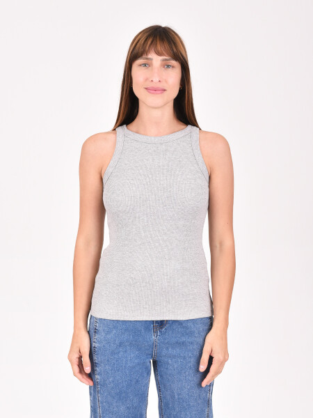 MUSCULOSA EMBAR GRIS MELANGE M