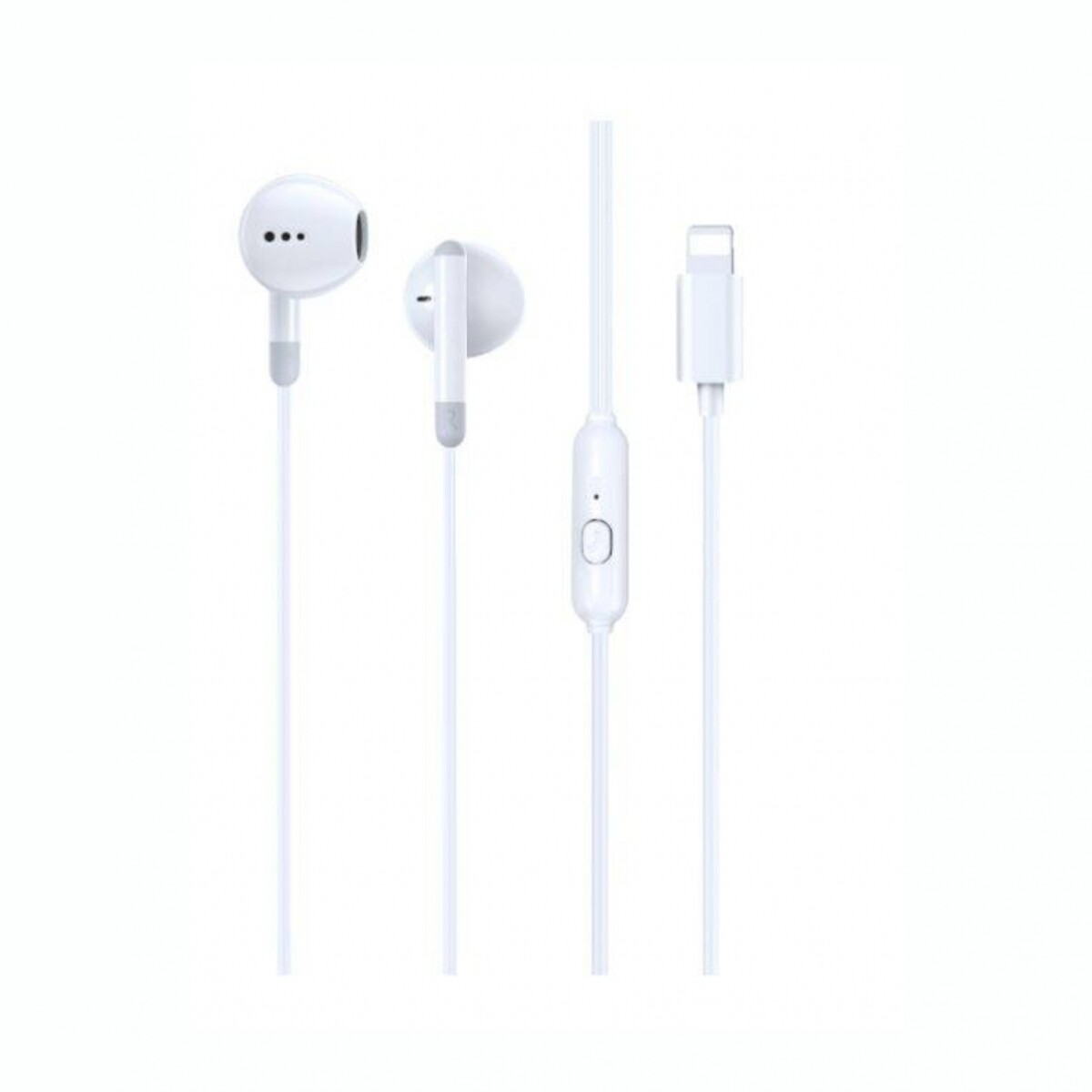 Auriculares Cableados BLOOX To Go Conector Ligthning Manos Libres 