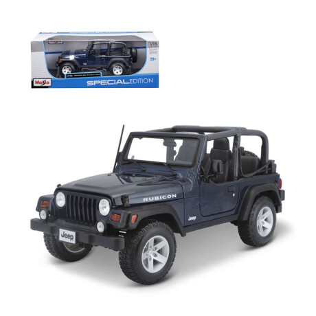 Auto De Colección Maisto Jeep Wrangler Rubicon Escala 1:18