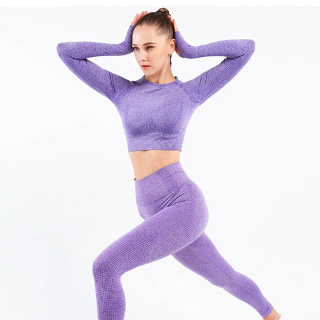 Conjunto Deportivo Dama X3 Piezas Calza Top Yoga Gym Vst006004-s
