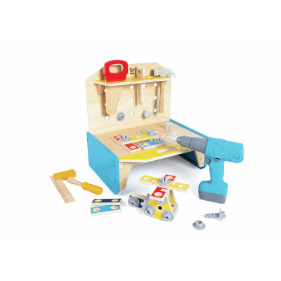 Herramientas Banco de trabajo del pequeño ingeniero Hape Herramientas Banco de trabajo del pequeño ingeniero Hape