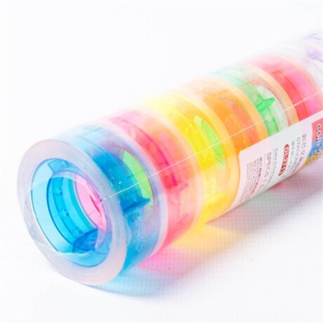 Pack de 8 cintas adhesivas Multicolor