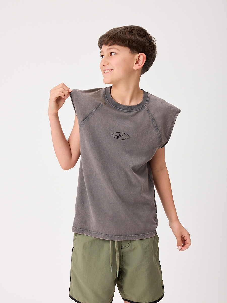 MUSCULOSA SNOU TEEN DIXIE Gris Piedra