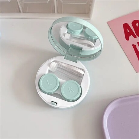 Estuche para lentes de contacto Verde