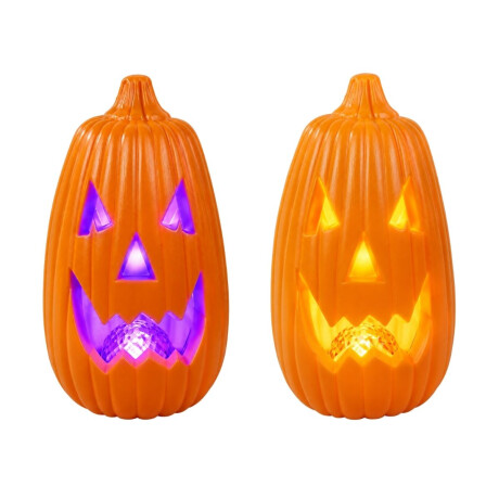 Lampara LED calabaza con sensor aplauso Lampara LED calabaza con sensor aplauso
