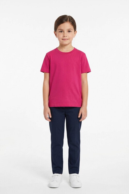 Remera cuello redondo ICONIC 150 FUCSIA