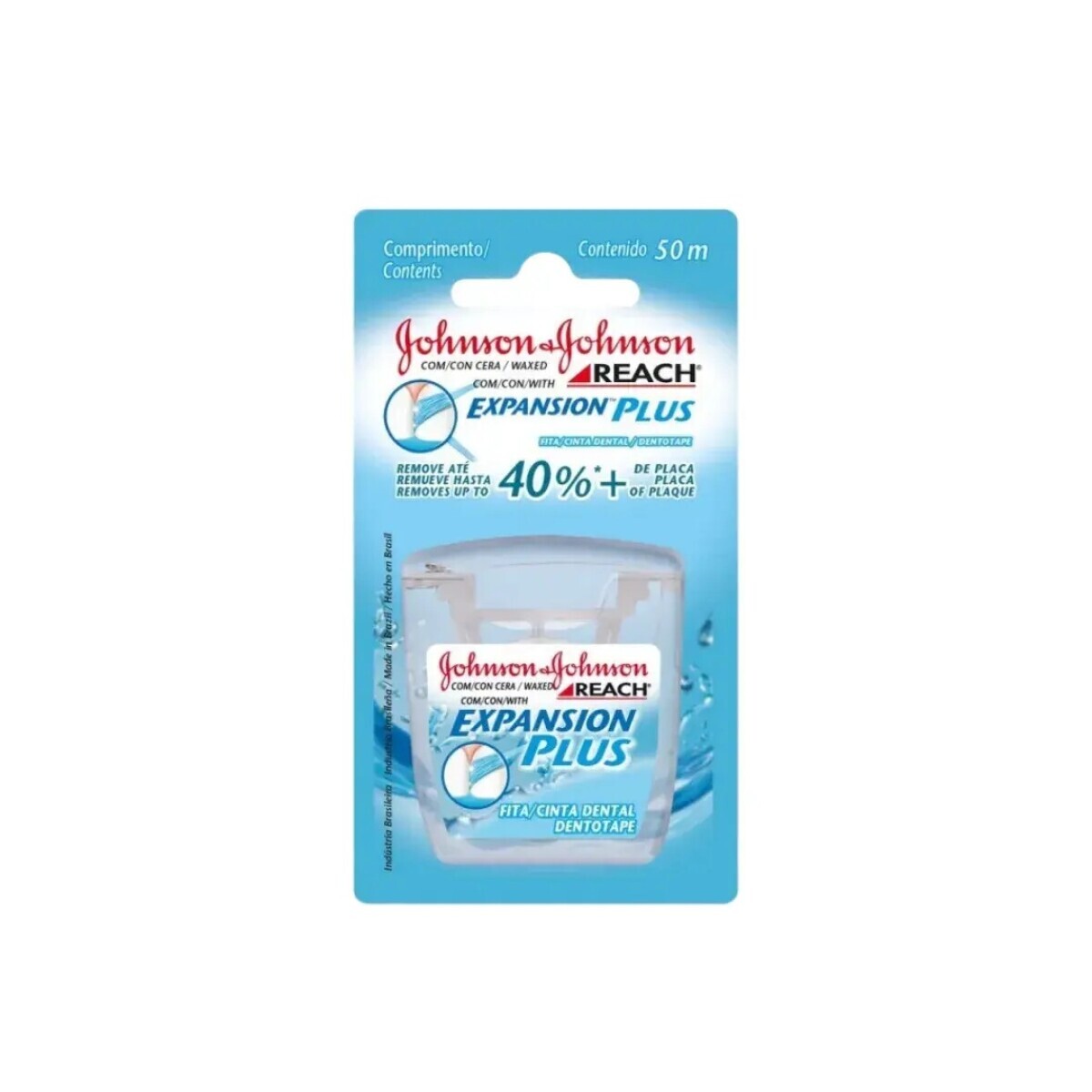 Hilo Dental Reach Expansion Plus Encerado 50 m - Johnson & Johnson 