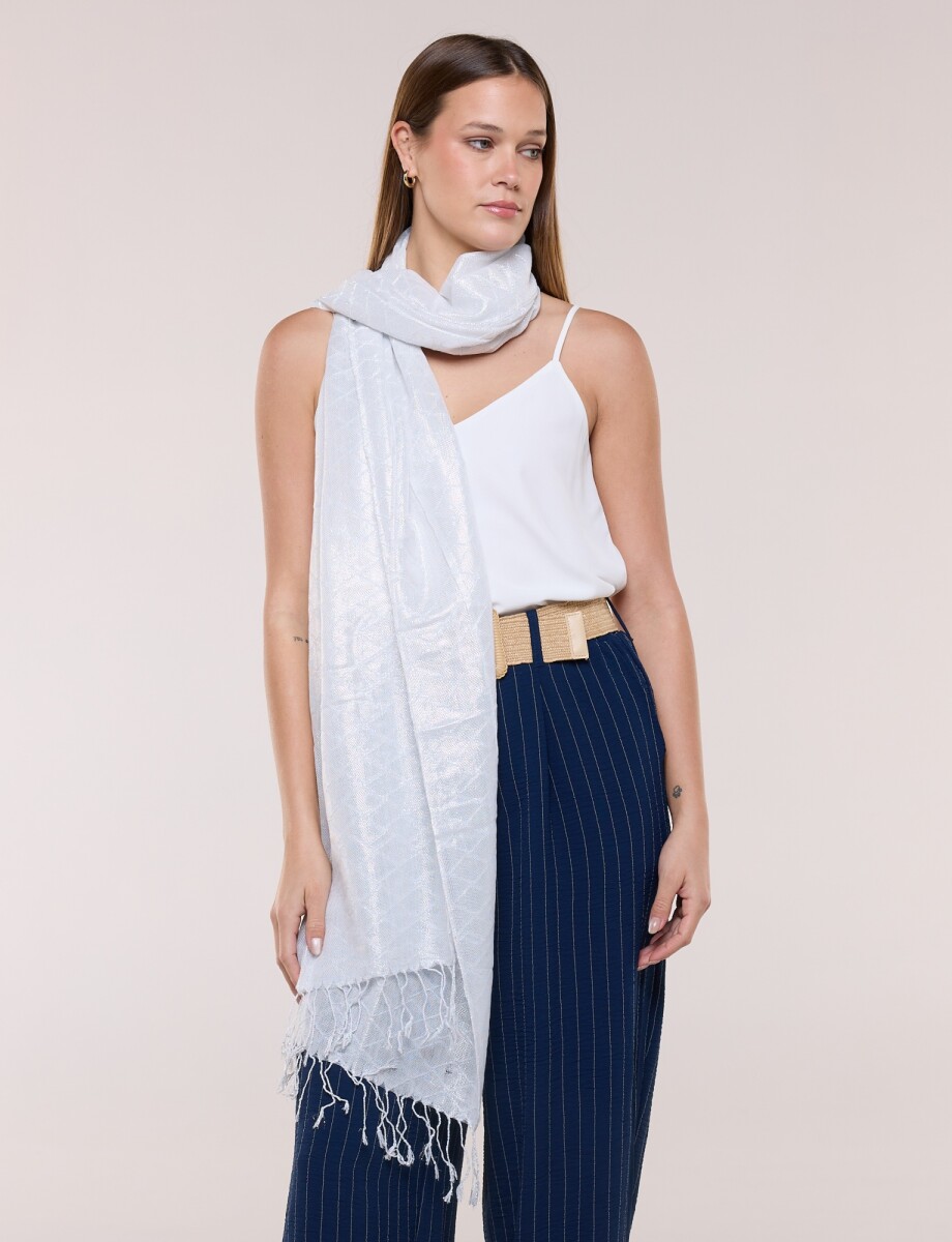 Pashmina Lurex - Crudo 