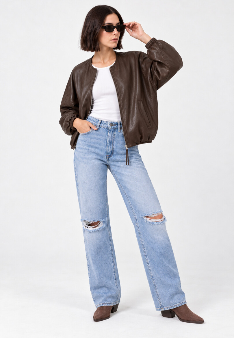 Campera Bomber Chocolate