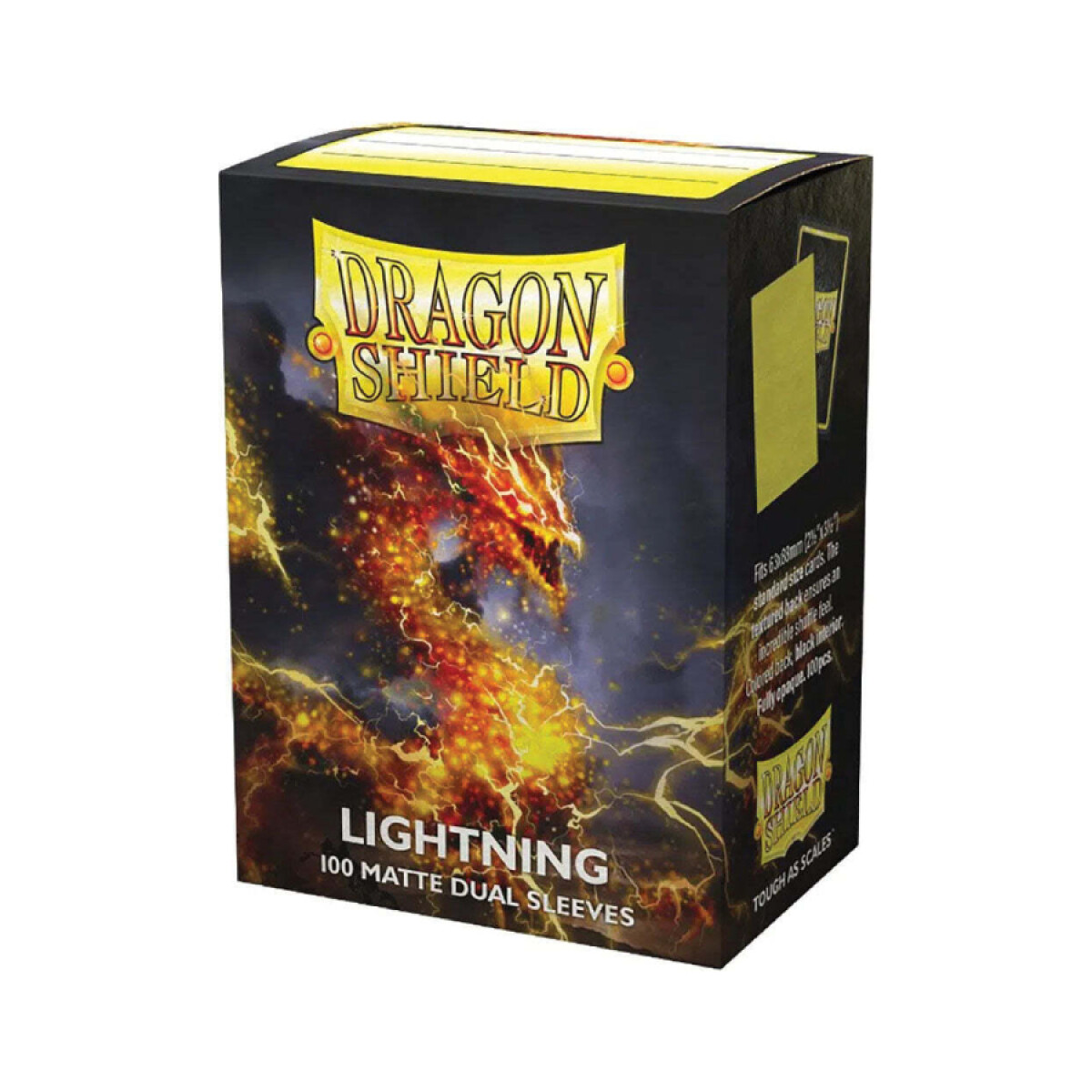 Dragon Shield: 100 Standard Sleeves - Matte Dual Lightning 