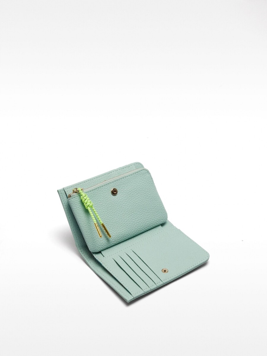 Cartera Con Textura azul