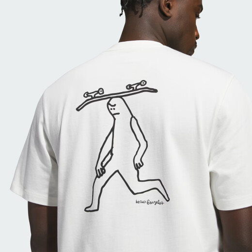 Remera Adidas Mark Gonzales - Blanco Remera Adidas Mark Gonzales - Blanco