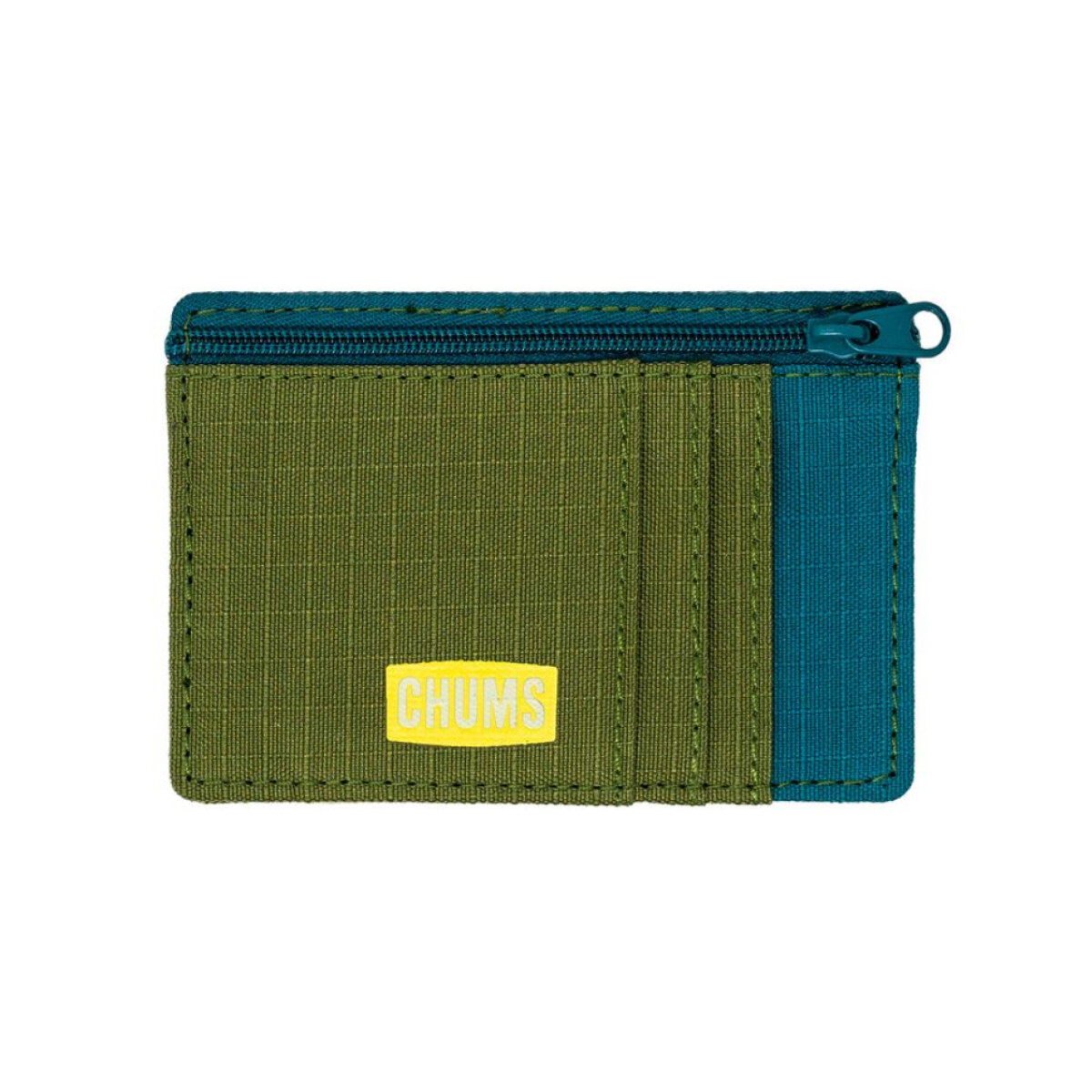 Billetera Chums Bandit Zip Wallet - Verde 