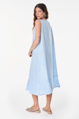 Vestido Henna Celeste