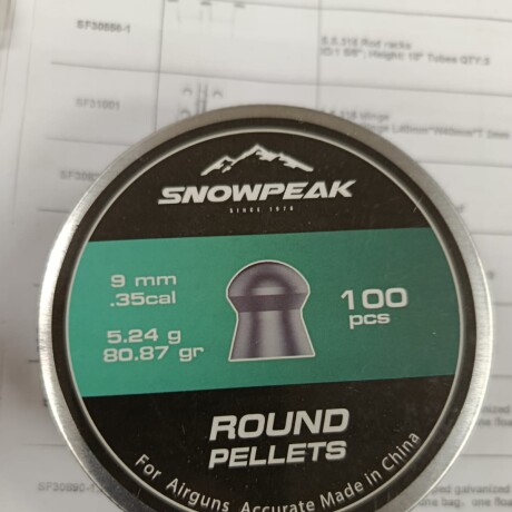 CHUMBO ARTEMIS CALIBRE 9MM CH-ART-9M CHUMBO ARTEMIS CALIBRE 9MM CH-ART-9M