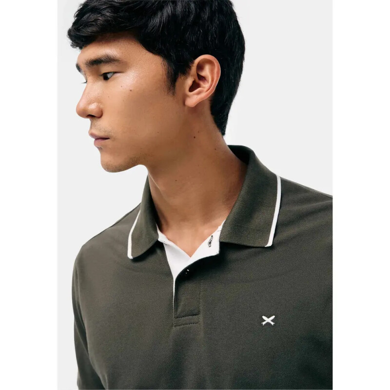 CAMISA POLO MM MASC MARROM