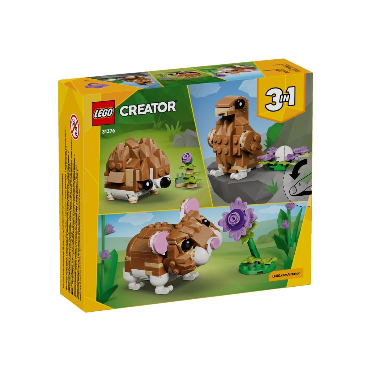 Lego Creator Lindo Hamster con flor 