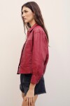 CAMISA EMILIA CUERO Rojo