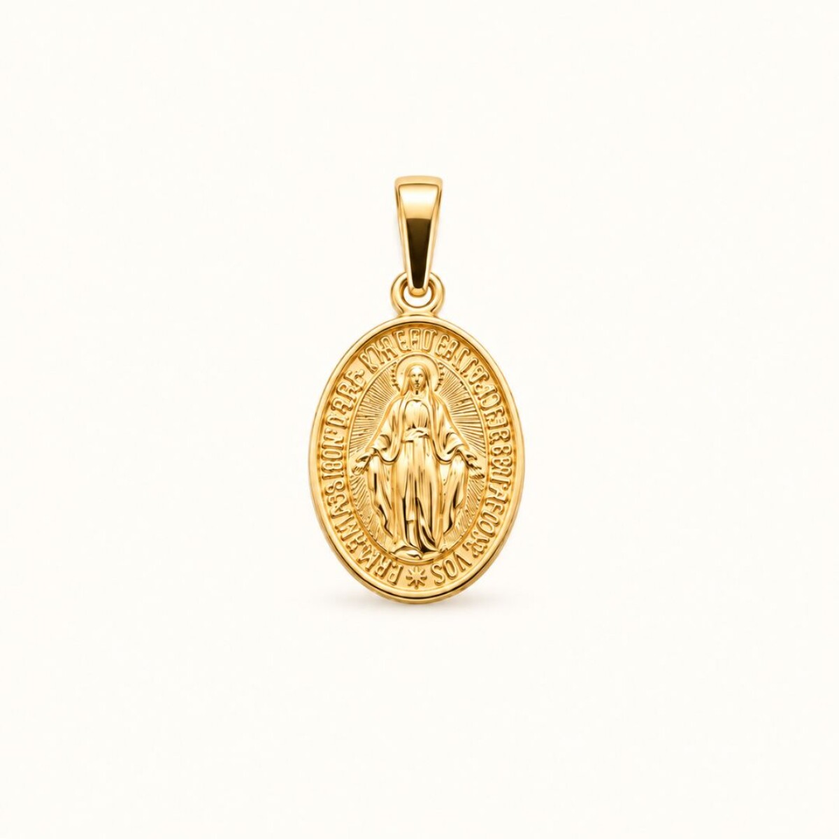 Medalla Virgen Milagrosa N1 - Oro 10k 