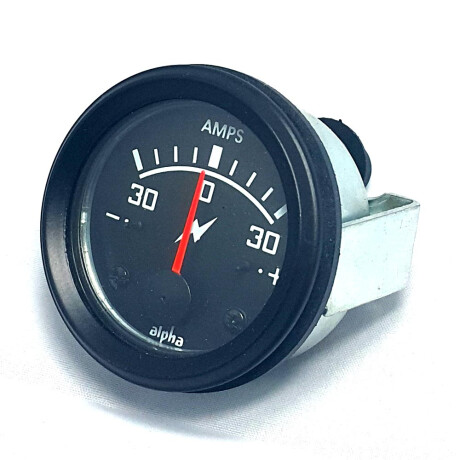 INSTRUMENTO RELOJ MEDIDOR - AMPERIMETRO 30AMP 52MM NEGRO ALPHA INSTRUMENTO RELOJ MEDIDOR - AMPERIMETRO 30AMP 52MM NEGRO ALPHA