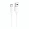 HOCO X96 CABLE HYPER USB-A USB-C 100W 1.0M Cable HOCO X96 USB-A A USB-C 100W Longitud 1M - White