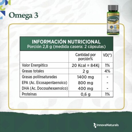Omega 3 Innovanaturals IFOS 60 capsulas Omega 3 Innovanaturals IFOS 60 capsulas