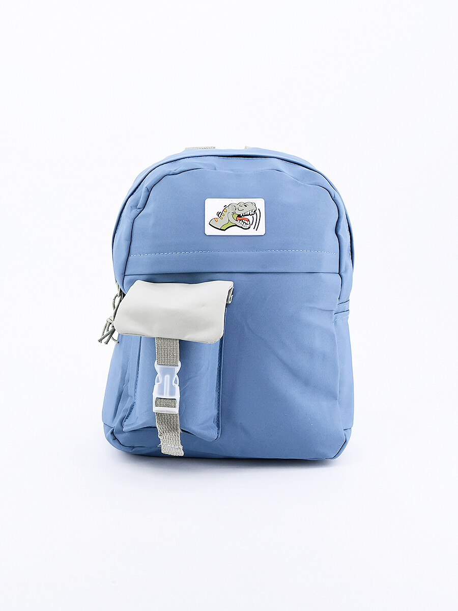 MOCHILA INICIAL CON DINO - AZUL 