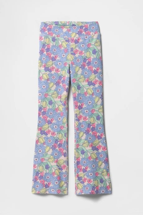 Calza Flare Niña Floral Print