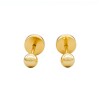 Abridores Bolita-Oro 18k-Sin piedra-AB9517 sinpiedra