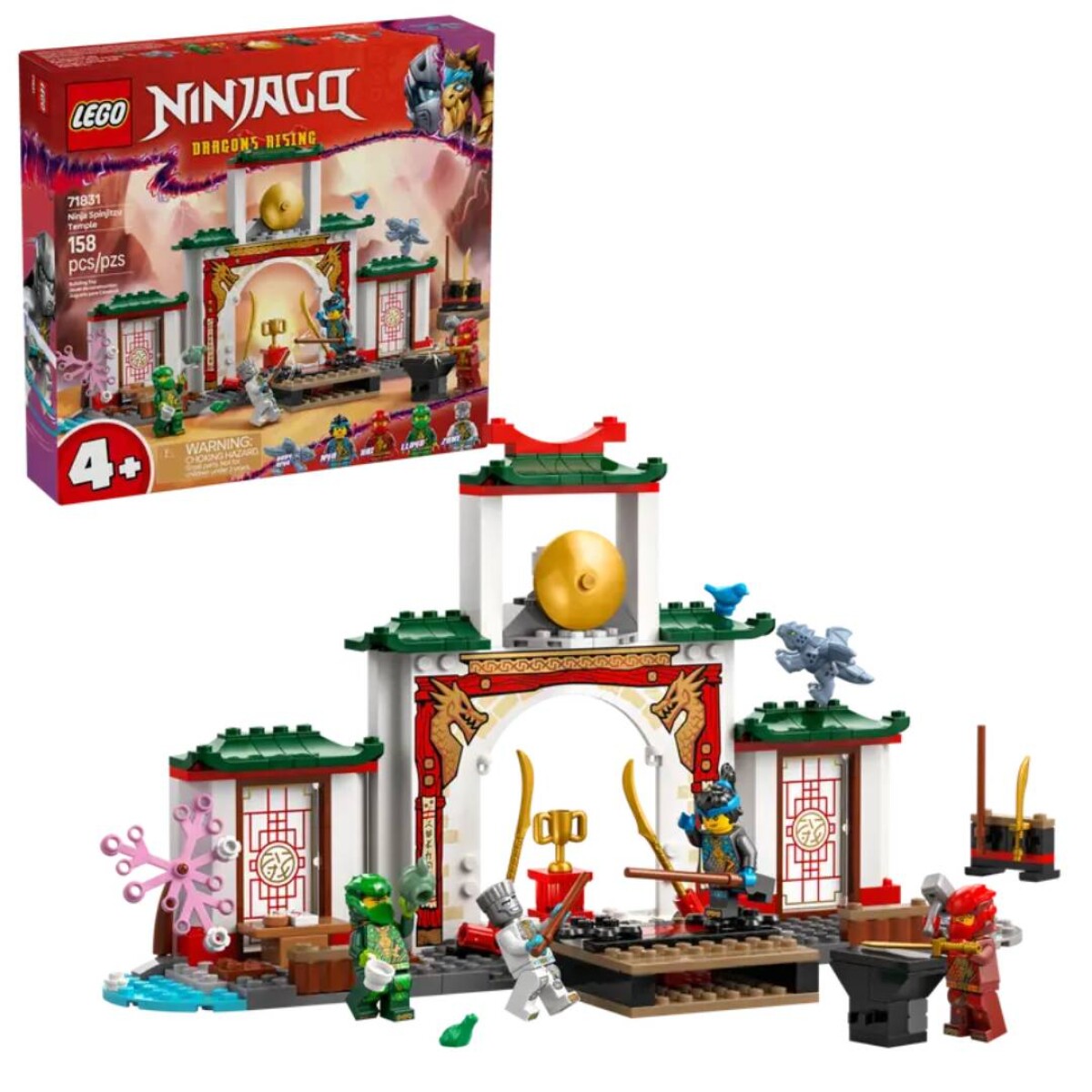 Lego Ninjago Templo Ninja del Spinjitzu 158 Piezas 4+ - Lego Boys 