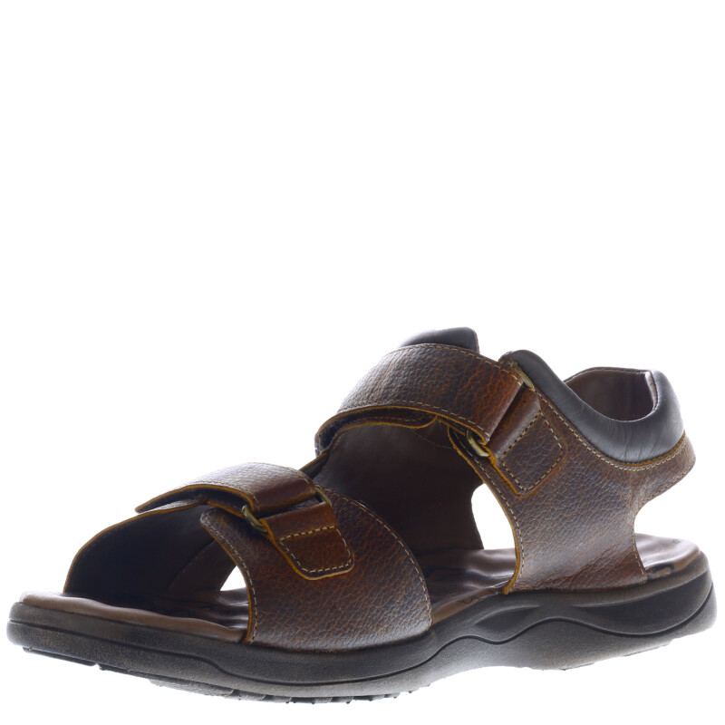 Sandalia de Hombre Freeway Casual c/Velcro Marrón