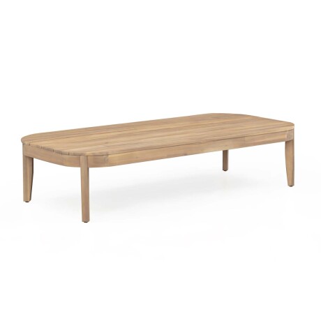 SET DE LIVING MADERA-ACACIA NATURAL-BEIGE CRUZ