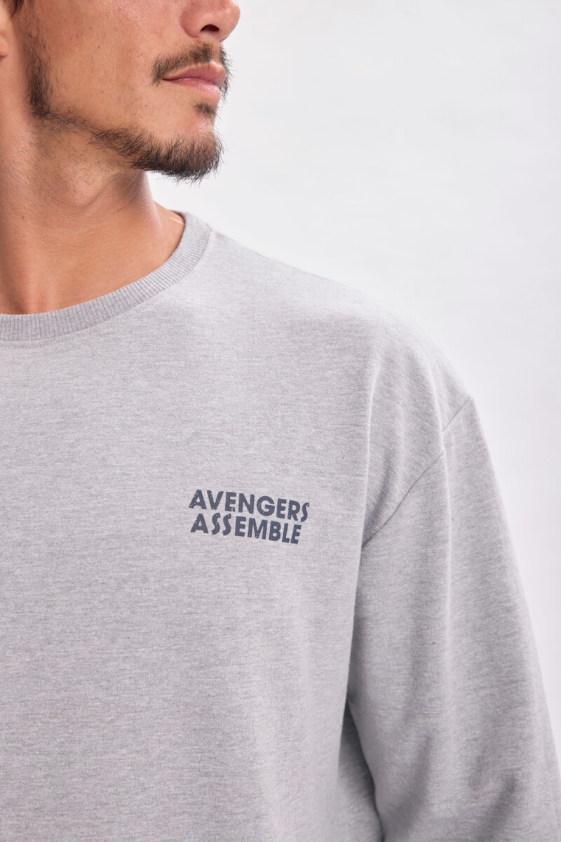 Buzo deportivo - Avengers Gris 