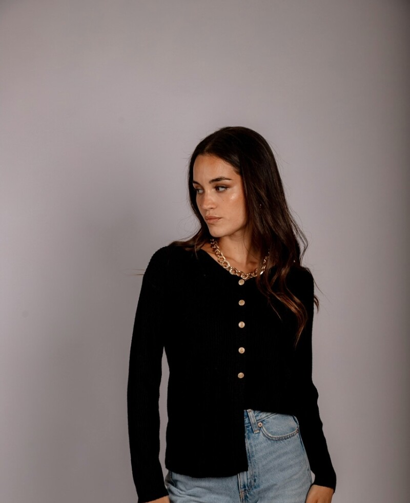 Blusa Marina negro