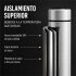Botella Térmica Acero Inox Termo Táctil Sensor Temperatura PLATEADO
