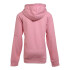 HOODIE POLY FLEECE GIRLS TRNG rosa par m ROSA/GRAFITO