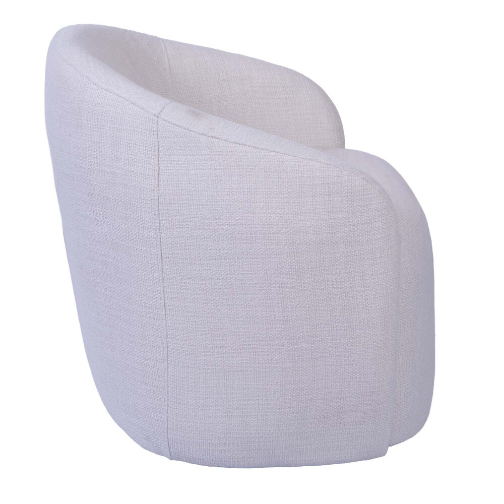 BUTACA GIRATORIA TELA NATURAL-BEIGE PARIS NATURAL