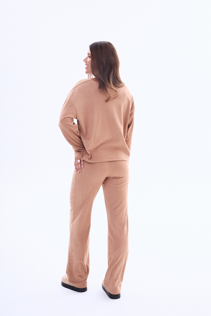 Pantalon felpa Itagui Beige