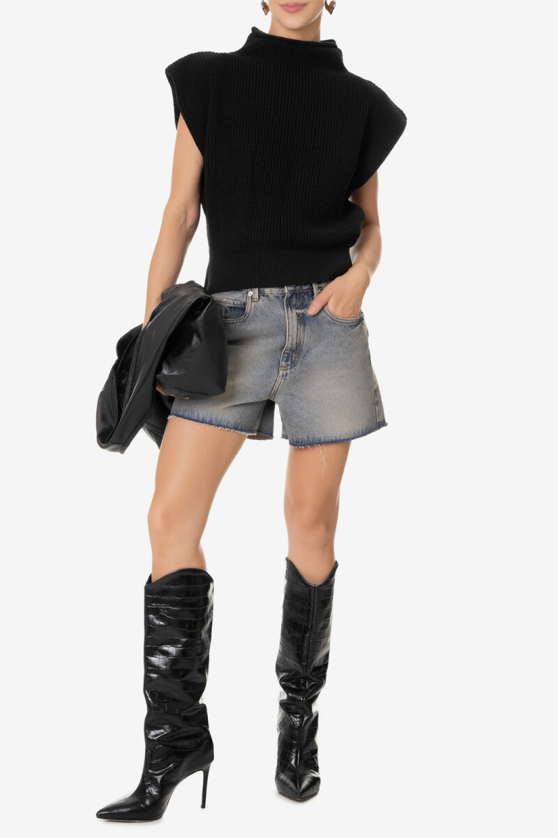 SHORT JEAN Azul
