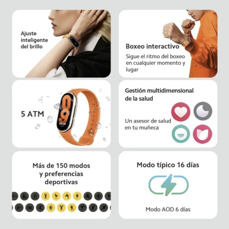 Reloj Smartwatch Xiaomi Mi Band 8 Reloj Smartwatch Xiaomi Mi Band 8