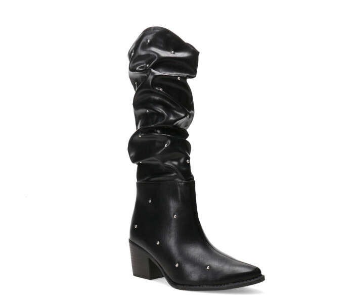 Bota de Mujer Miss Carol s KIOPE Bucanera con brillos Negro