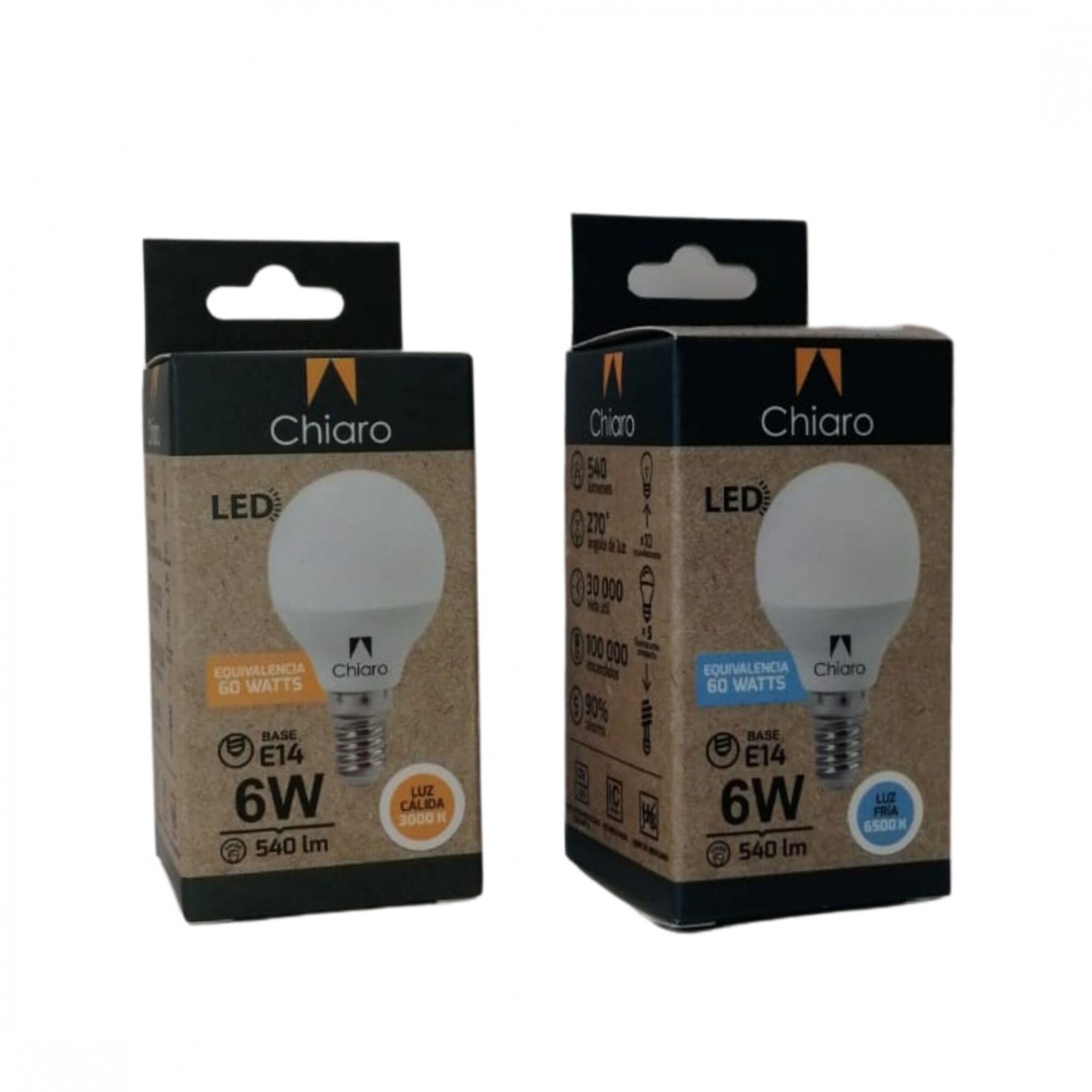 Pack x3 pcs - Lampara LED Gota, E14 6W - Luz Fría — Iluminica Home